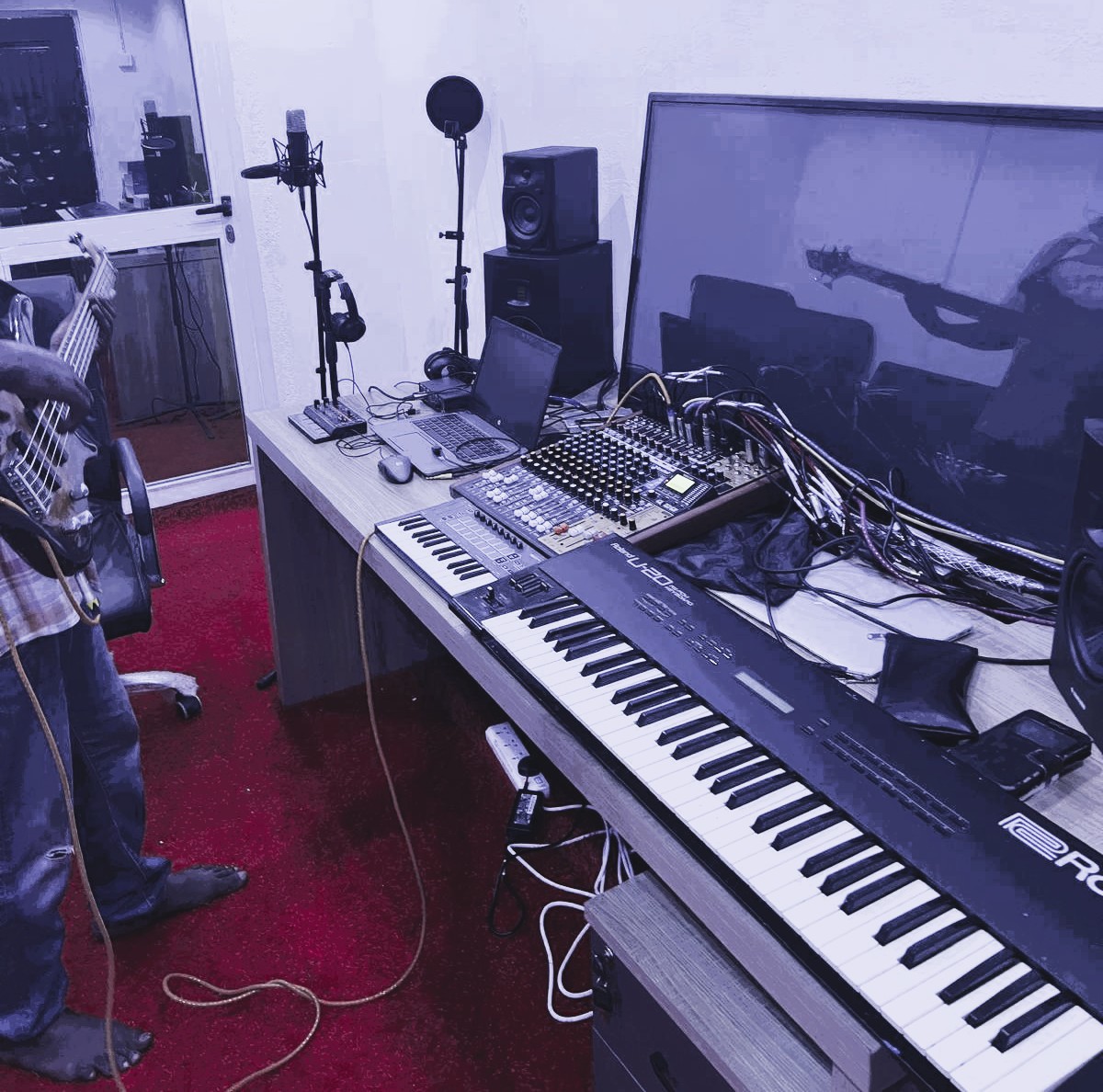 Music Studio in Kokrobrite